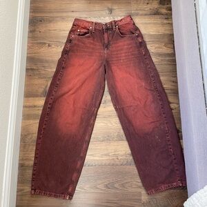 BDG Red Gradient Jeans